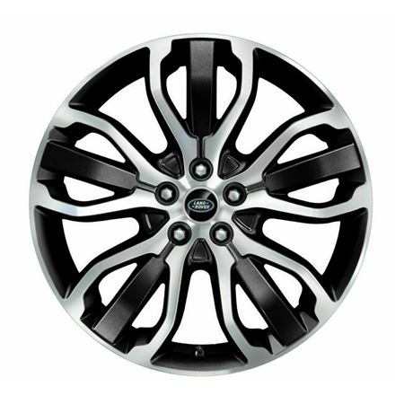 Alloy Wheel 9.5 x 21 Style 5007 Gloss Black Diamond Turned - LR109861 - Genuine