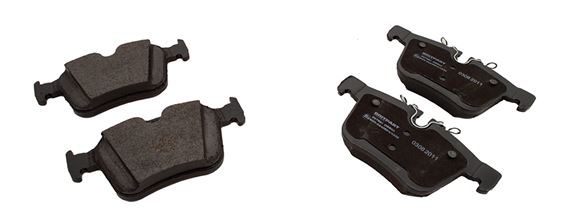 Brake Pad Set Rear - LR160460P - Aftermarket