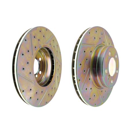 Brake Disc Front (Pair) Uprated Vented 344mm - SDB500182URBP - Britpart