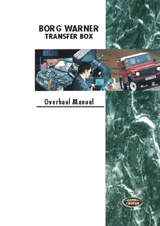 Overhaul Manual - Transfer Box Borg Warner - 1994-2001 - LRL0090ENGGR - OTP