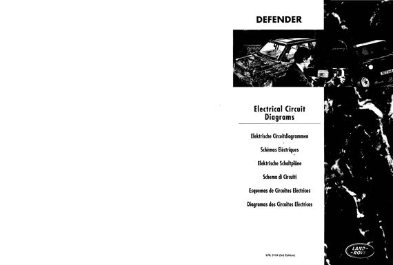 Electrical Circuit Diagrams - Defender 90 NAS - 1997 - LRL0104GR - OTP