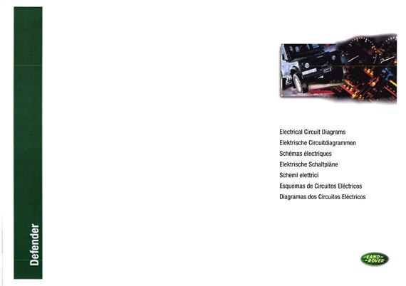 Circuit Diagrams - Defender 300TDi Not NAS - 1996-1998 - LRL0125ENGGR - OTP