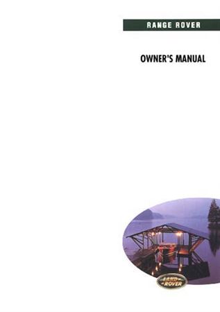 Owners Handbook - Range Rover P38A NAS - 1998 - LRL0155NASGR - OTP