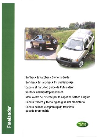Owners Handbook - Freelander 1 - 1999-2000 - LRL0305ENGGR - OTP