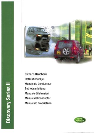 Owners Handbook - Discovery 2 Export - 2000-2001 - LRL0370ENXGR - OTP