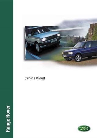 Owners Handbook - Range Rover P38A NAS - 2001 - LRL0407NASGR - OTP