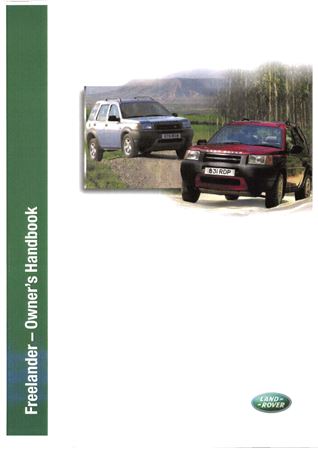 Owners Handbook - Freelander 1 Export - 2002 - LRL0442ENXGR - OTP