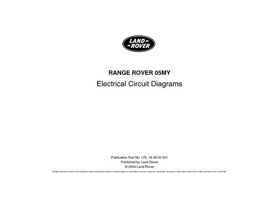 Electrical Wiring Diagrams - Range Rover Sport L320 - 2005 - LRL183855501GR - OTP