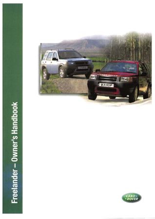 Owners Handbook - Freelander 1 English - 2002 - LRL442ENGGR - OTP