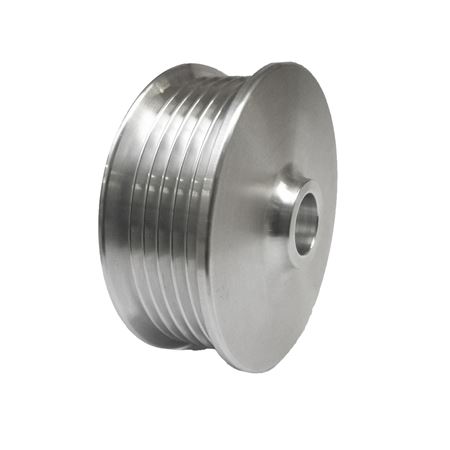 Multi Groove Pulley 6 Ribs 75mm 15mm Dia - MGAL7515 - Powerlite