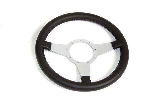 Moto-Lita TR8 Steering Wheel (As OE) - Black Leather Rim - MK413D1PP