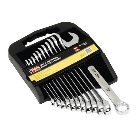 Spanner Set Combination 8-19mm Metric (12 piece) - MTR131306 - Sealey