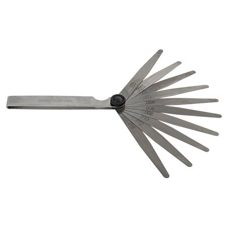 Feeler Gauge Imperial 10 Blades - MTR191502 - Laser Tools