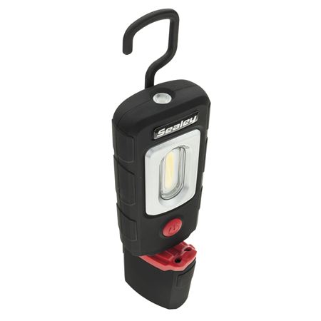 Inspection Lamp Mini 360° 2W COB + 1W LED Rechargeable Lithium-Polymer Black -MTR211402 - Sealey