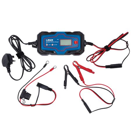 Battery Charger Intelligent 4Amp 6V & 12V - MTR225203 - Laser