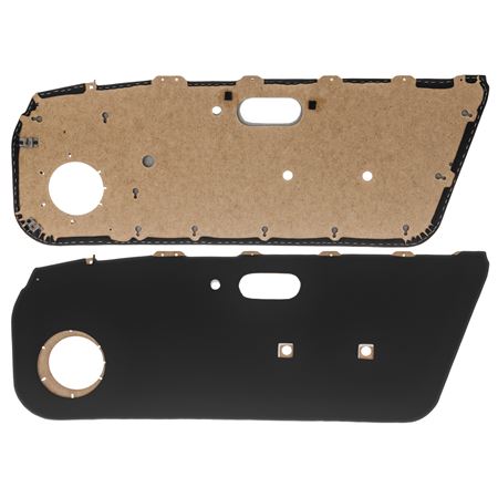 Door Trim Panel Black Vinyl (pair) Speaker 1993-97 - MXV18033
