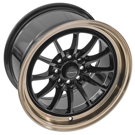 Alloy Wheel 15" x 8.25" Ultralite UL12 Gloss Black/Bronze Lip - MXV1941