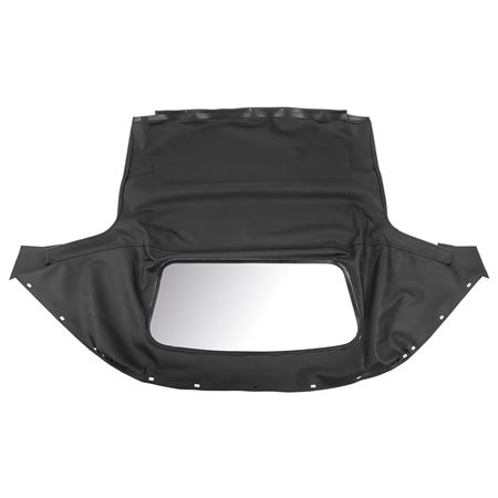 Hood Cover Black Vinyl Fixed Plastic Window - MXV2131 - Aftermarket