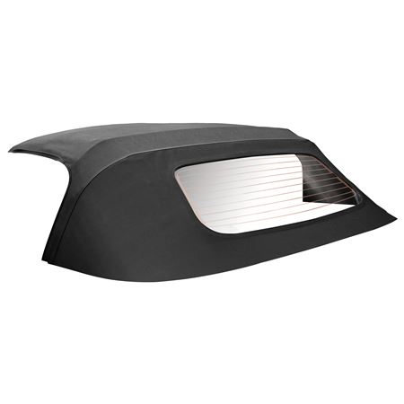 Hood Cover Black Mohair Fixed Glass Heated Window - MXV2136MH - Aftermarket