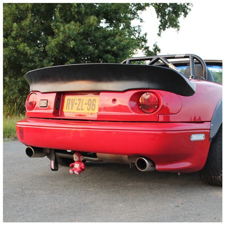 Boot Spoiler Monster Style Fibreglass - MXVCM016F - Carbon Miata