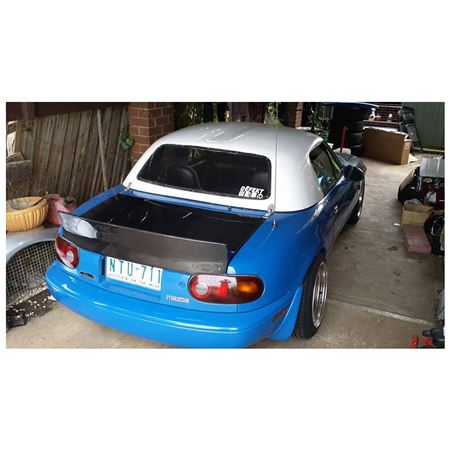 Boot Lid High Ducktail Carbon Fibre - MXVCM035CF - Carbon Miata