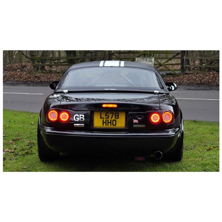 Rear Panel Quad Led USA/Import Plate Carbon Fibre 1989-97 - MXVCM045CF - Carbon Miata