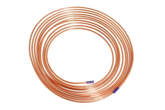 Brake Pipe Copper 3/16 (25Ft) - P1PBPN07 - Automec