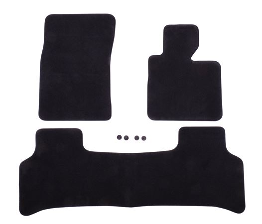 Carpet Mat Set RHD (4 piece) Black - RA1565BLACK - Aftermarket