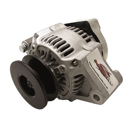 Alternator 55Amp Small In-Line 2 Fixing Lugs Negative Earth - RAC001 - Powerlite