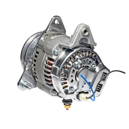 Alternator 50Amp Performance Negative Earth Multi Mount Race Spec 100mm Pulley - RAC068R - Powerlite