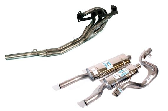 Stainless Steel Sports Exhaust System Including Manifold - LHD Vehicles - RB7021LHD