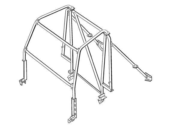Roll Cage 90" 8 Point External/Internal RHD - RBL0927SSS - Safety Devices