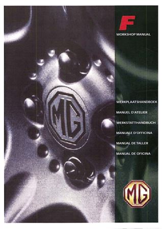 Workshop Manual - MGF - 1995-2001 - RCL0051ENGGR - OTP