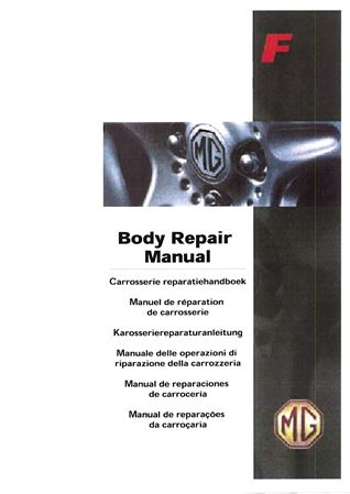 Body Repair Manual - MGF - 1995-2005 - RCL0090ENGGR - OTP