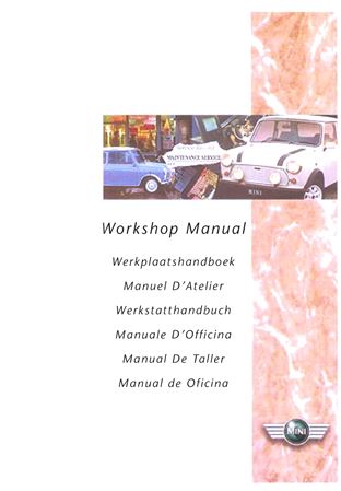 Workshop Manual - Mini All Models Supplements - 1997-2000 - RCL0193ENGGR - OTP