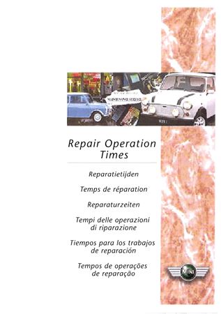 Repair Operation Times - Mini All Models - 1997-2000 - RCL0195ENGGR - OTP