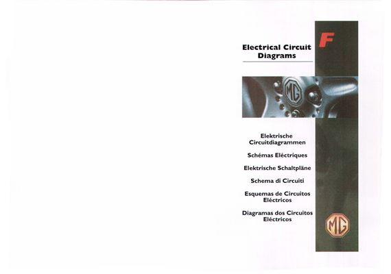 Electrical Circuit Diagrams - MGF - 1995-2000 - RCL0341ENGGR - OTP