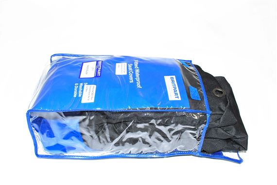 Waterproof Seat Covers Rear (full) Black - RD1237BPBLACK - Britpart