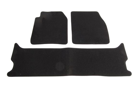 Carpet Mat Set RHD/LHD (3 piece) Black - RD1386BLACK - Aftermarket