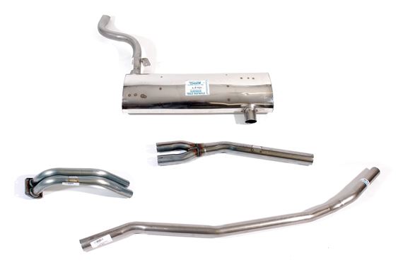 Stainless Steel Standard Full Exhaust System - 304 Grade - TR4A from C170488 - RF4043SS