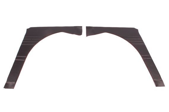 Rear Quarter Panels - Pair - Black with White Piping - RF4181BLACK