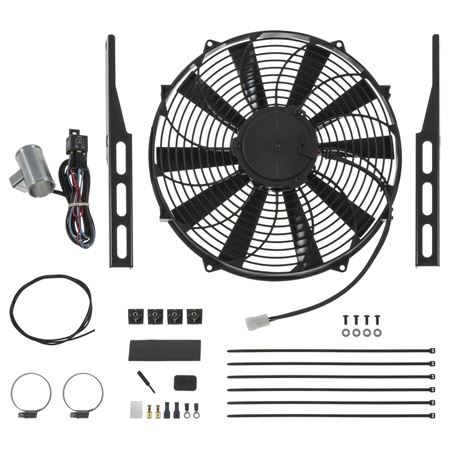 Cooling Fan Kit Jaguar XK140 Neg Earth - RFK844 - Revotec