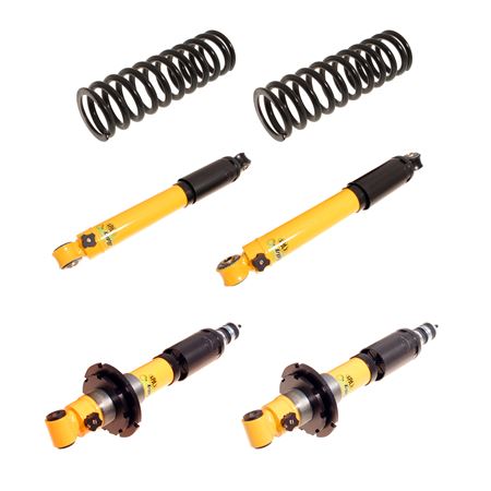 Spax KSX/CSX Front and Rear Shock Absorber Kit - Ride/Height Adjustable Front - with Uprated Front Springs - Rotoflex GT6 - RG1186SA