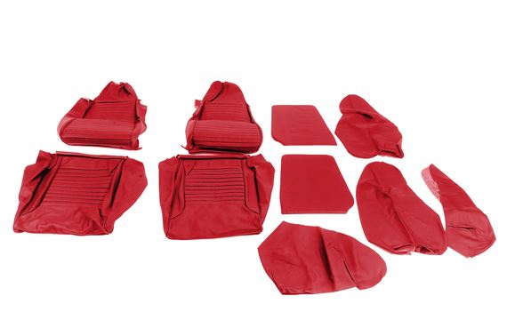 Leather Seat Cover Kit - Red - RG1216RED