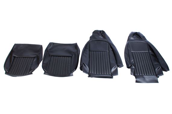 Leather Seat Cover Kit - Black - RG1228BLACK