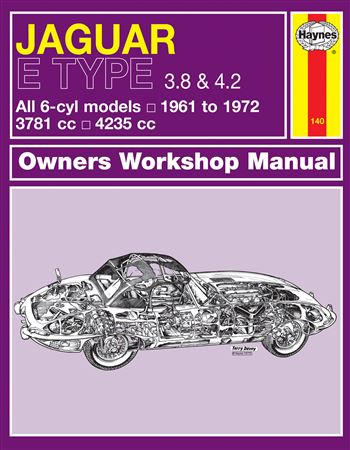 Haynes Workshop Manual - Jaguar E-Type (61-72) up to L - Excluding V12