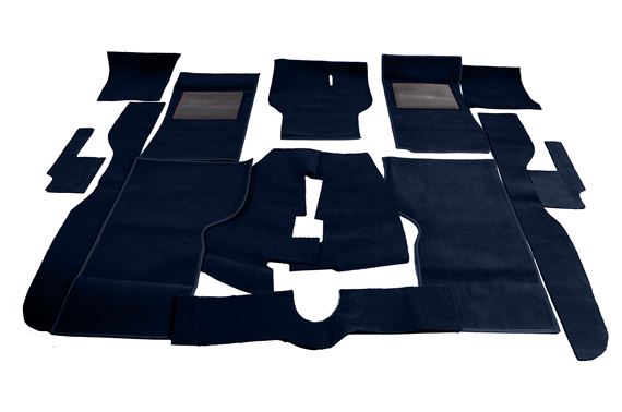 Passenger Area Carpet Set - RHD and LHD - Navy Blue - Triumph 2000/2500/2.5Pi - RM8113BLUENAVY