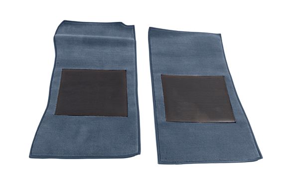 Front Footwell Carpets - RHD and LHD - Pair - Shadow Blue - 2000/2500/2.5Pi - RM8114BLUESHAD