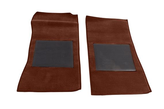 Front Footwell Carpets - RHD and LHD - Pair - Brown - 2000/2500/2.5Pi - RM8114BROWN