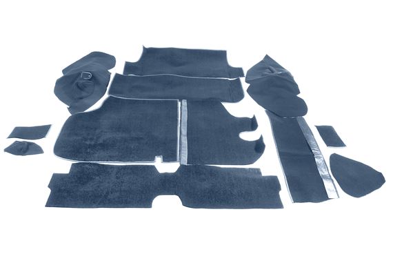 Rear Compartment Carpet Set - Shadow Blue - Estate - RM8153BLUESHAD